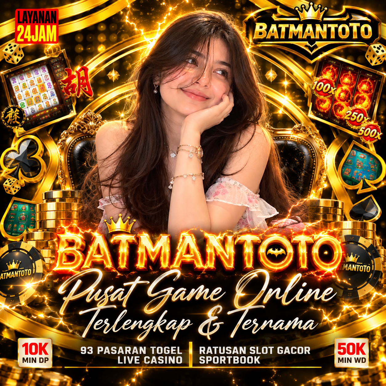 BATMANTOTO : Situs Toto Slot Premium & Bandar Toto togel Online Terlengkap Seasia.