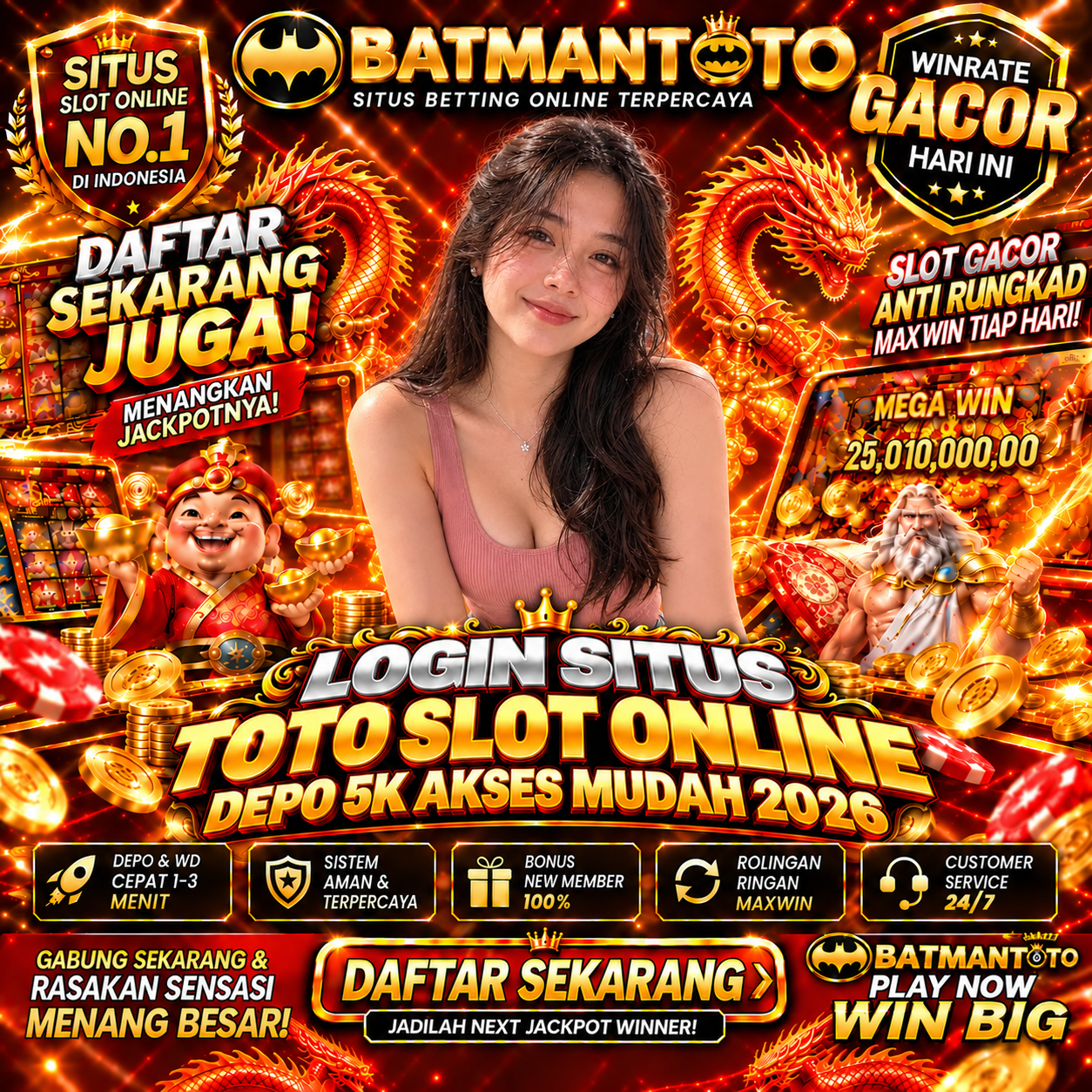 BATMANTOTO | Link Togel Online 2026 Dengan Diskon Bettingan Paling Besar SE Indonesia